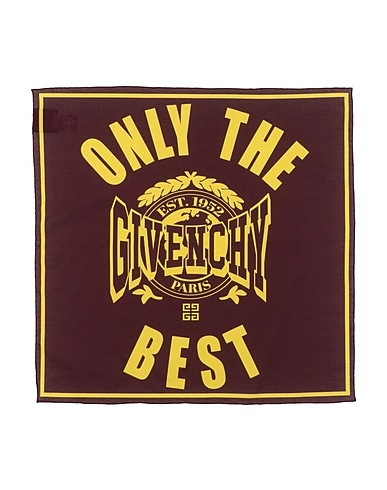 GIVENCHY Scarves and foulards Burgundy 100% Cotton