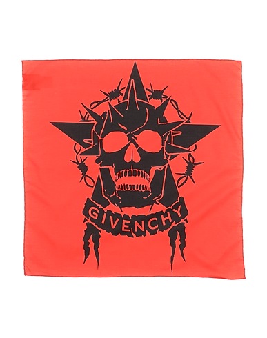 GIVENCHY Scarves and foulards Tomato red 100% Cotton