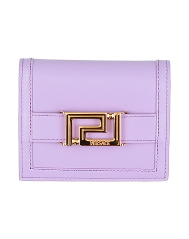 VERSACE Wallet Lilac Calfskin