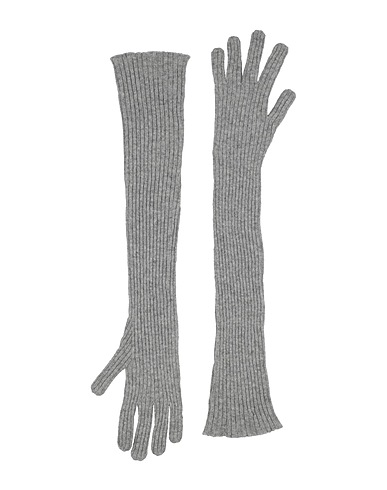 FABIANA FILIPPI Gloves Grey 100% Cashmere
