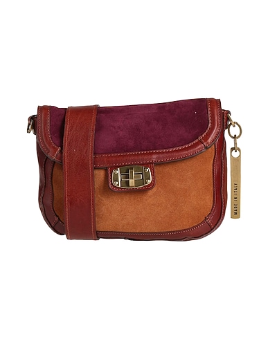 CATERINA LUCCHI Across-body bag Burgundy Calfskin