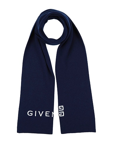 GIVENCHY Sciarpe e foulard Blu 70% Lana, 30% Cachemire