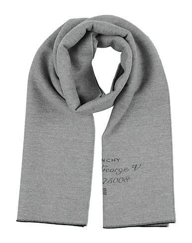 GIVENCHY Scarves and foulards Grey 70% Cashmere, 30% Wool