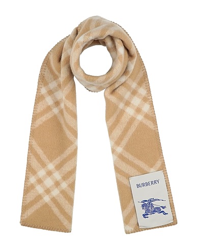BURBERRY Scarves and foulards Sand 100% Wool