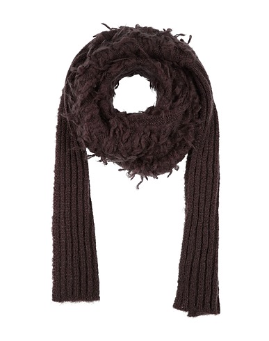 GENTRYPORTOFINO Scarves and foulards Chocolate brown 81% Mohair wool, 11% Polyester, 8% Virgin Wool