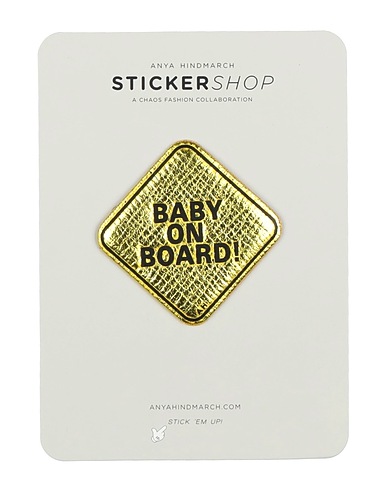 ANYA HINDMARCH Stationery and Pens Gold Goat skin