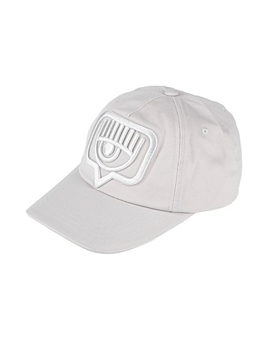 CHIARA FERRAGNI Hat Light grey 100% Cotton