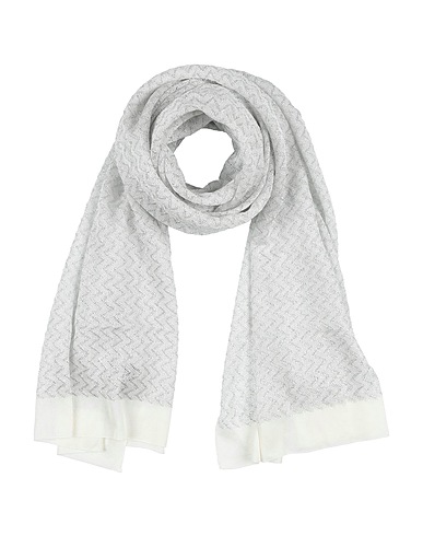 MISSONI Scarves and foulards Light grey 90% Viscose, 10% Polyester