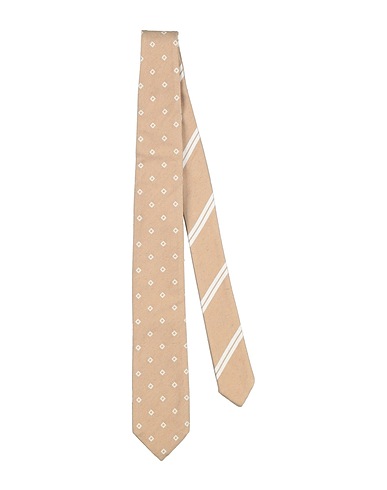 FRANCO BASSI Ties and bow ties Beige 55% Cotton, 45% Silk
