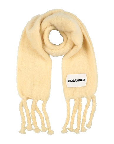JIL SANDER Scarves and foulards Beige 73% Mohair wool, 24% Wool, 3% Polyamide