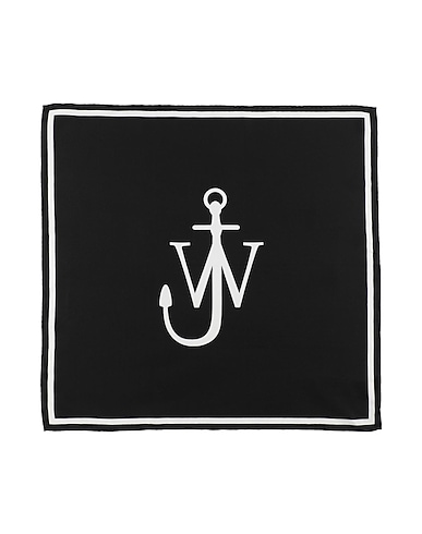 JW ANDERSON Scarves and foulards Black 100% Silk