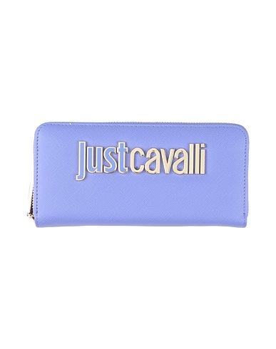 JUST CAVALLI Wallet Purple 100% Polyester, Polyurethane coated