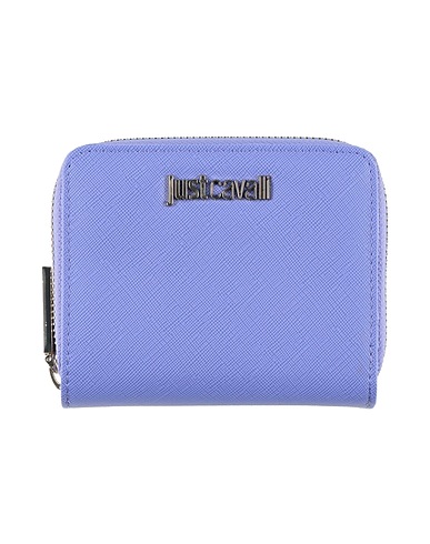 JUST CAVALLI Portafoglio Viola 100% Poliestere, Spalmato poliuretano