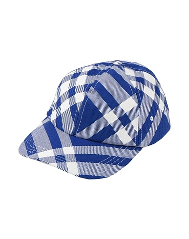 BURBERRY Hat Bright blue 67% Polyester, 33% Wool