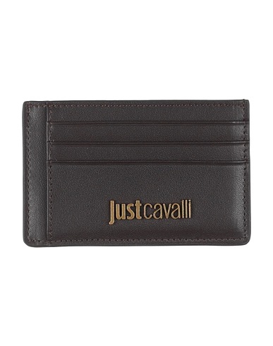 JUST CAVALLI Small Leather Goods Dark brown Leather