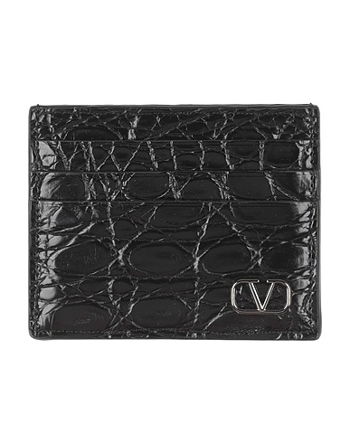 VALENTINO GARAVANI Small Leather Goods Black Leather