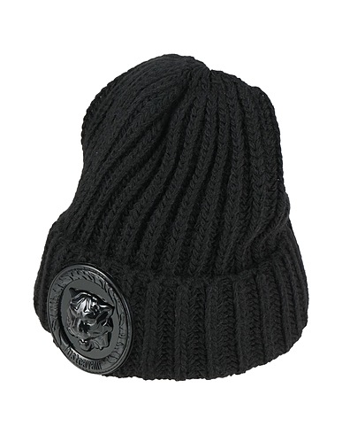 JUST CAVALLI Cappello Nero 75% Acrilico, 25% Lana