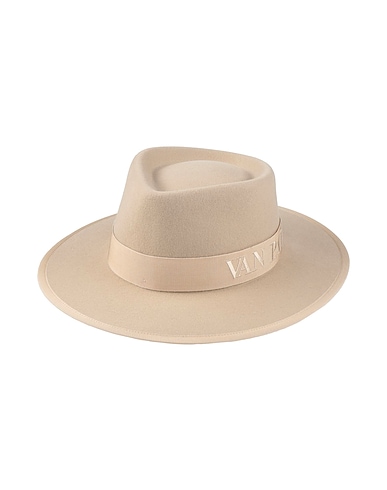 VAN PALMA Hat Beige 100% Merino Wool