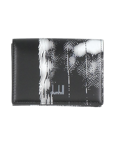 DUNHILL Wallet Black Leather