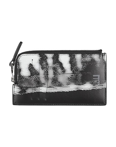 DUNHILL Pouch Black Leather