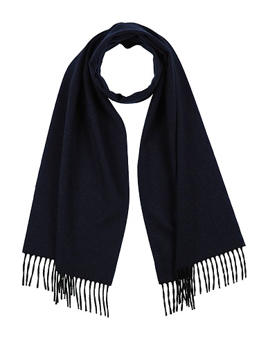 DUNHILL Scarves and foulards Midnight blue 90% Wool, 10% Cashmere