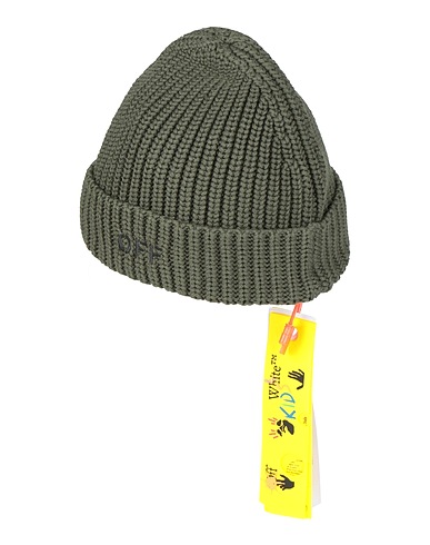 OFF-WHITE™ KIDS Hat Military green 100% Cotton, Polyester