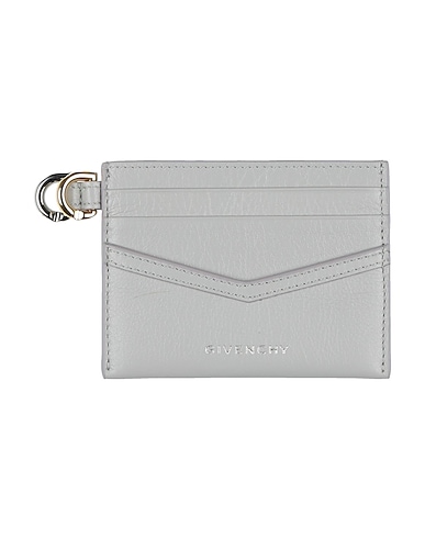 GIVENCHY Porte-cartes GRIGIO CHIARO 100% Cuir de veau
