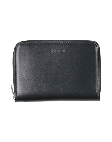 JIL SANDER 財布 ブラック 革（なめし加工）