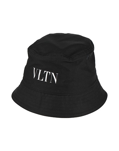 VALENTINO GARAVANI Hat Black 98% Cotton, 2% Elastane