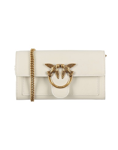 PINKO Small Leather Goods White Calfskin