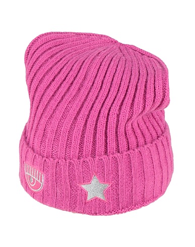 CHIARA FERRAGNI Hat Fuchsia 42% Acrylic, 30% Polyester, 28% Polyamide