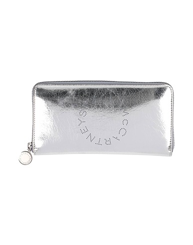 STELLA McCARTNEY Wallet Silver Textile fibers