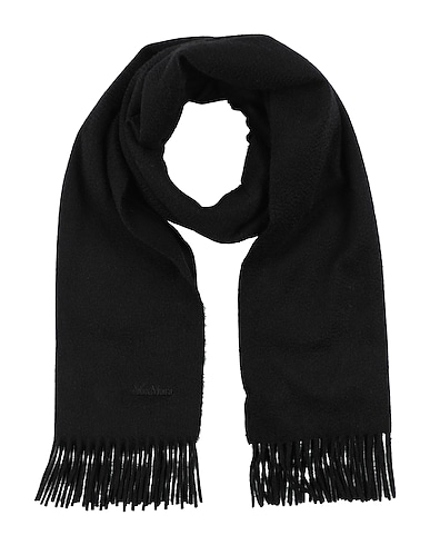 MAX MARA Sciarpe e foulard NERO 100% Cachemire