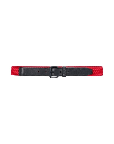 EMPORIO ARMANI Belt Red 55% Elastane, 45% Viscose, Cow leather