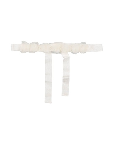 LA STUPENDERIA Belt Off white 100% Silk, Cotton