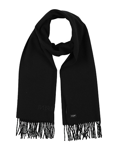 SAINT LAURENT Scarves and foulards Black 100% Cashmere