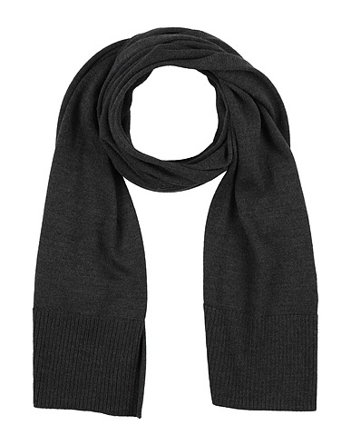 ARMANI EXCHANGE Scarves and foulards Charcoal 50% Virgin Wool, 50% Acrylic