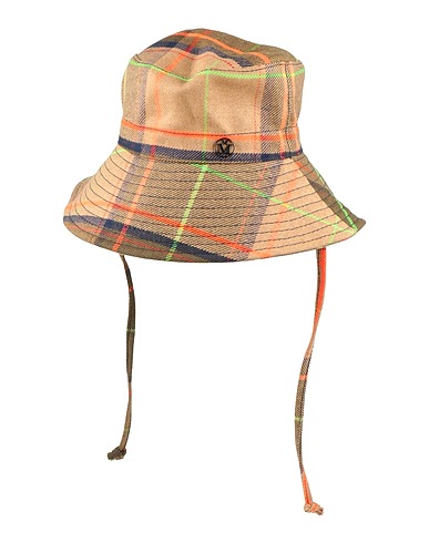 MAISON MICHEL Hat Camel 46% Acrylic, 36% Polyester, 18% Wool