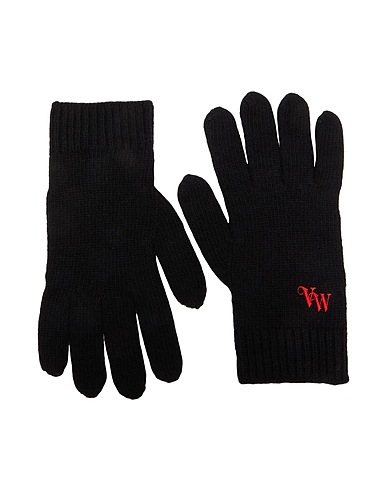 VIVIENNE WESTWOOD Guanti Nero 100% Cachemire