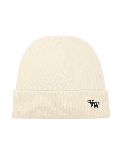 VIVIENNE WESTWOOD Hat Ivory 100% Recycled cashmere