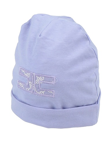ELISABETTA FRANCHI Mützen & Hüte Lila 94% Baumwolle, 6% Elastan