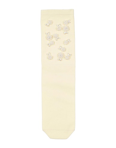 SIMONE ROCHA Socks & tights Ivory 98% Cotton, 2% Elastane