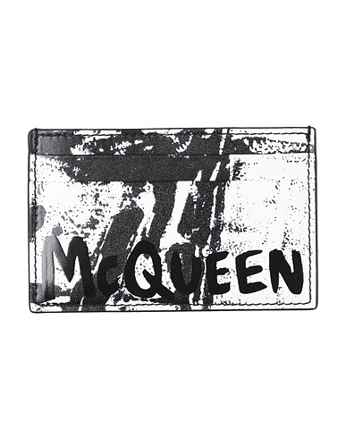 MCQUEEN Small Leather Goods Beige Leather
