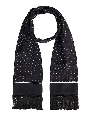 DOLCE&GABBANA Scarves and foulards Black 100% Silk