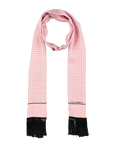 DOLCE&GABBANA Scarves and foulards Pink 100% Silk