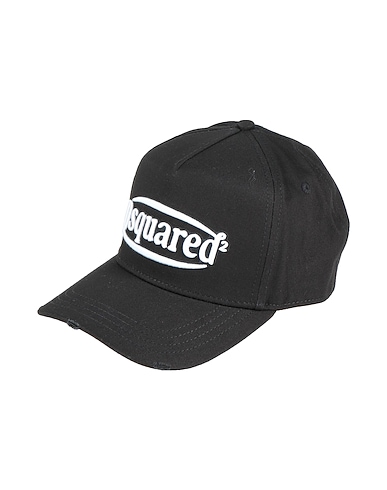 DSQUARED2 Hat Black 100% Cotton