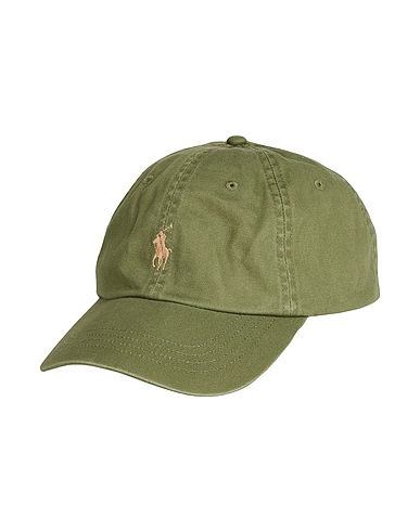 POLO RALPH LAUREN Hat Cotton Chino Baseball Cap
 Sage green 100% Cotton