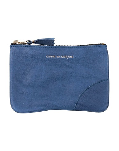 COMME des GARÇONS Brieftasche Marineblau 100% Rindsleder