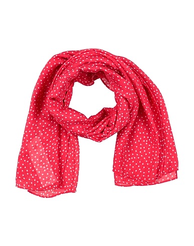 CARACTÈRE Scarves and foulards Red 100% Viscose