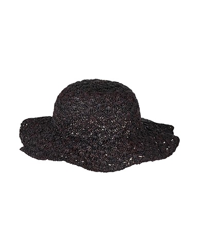 ISABEL MARANT Hat Black 100% Natural raffia